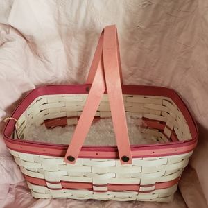 Longaberger Basket Pink